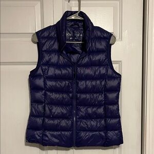 BCBGeneration Dark Blue/Purple Puffer Vest